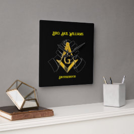 Reloj Cuadrado Freemason