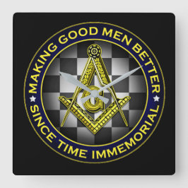 Reloj Cuadrado Freemason