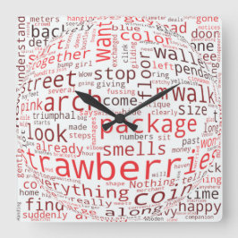 Reloj Cuadrado Fresa