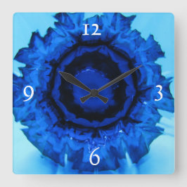 Reloj Cuadrado Frizzle Azul
