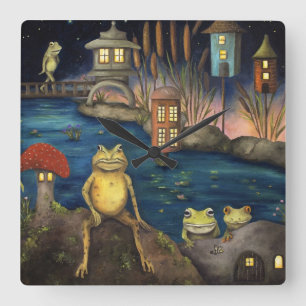 Reloj Cuadrado Frogland