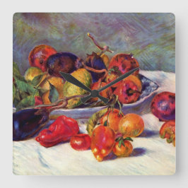 Reloj Cuadrado Frutos del Mediodía