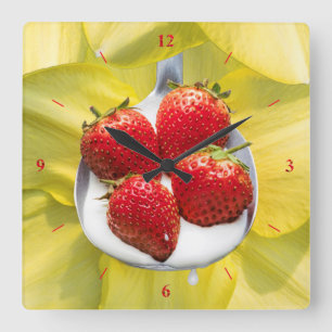 Reloj Cuadrado Fun with Yellow.