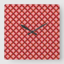 Funda de tartán de cruz rosa con ligero relieve ás