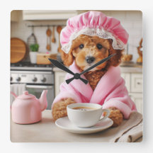 Funny Clock Clock Coffs Lovers Wall Clock