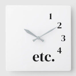 Reloj Cuadrado Funny etc.