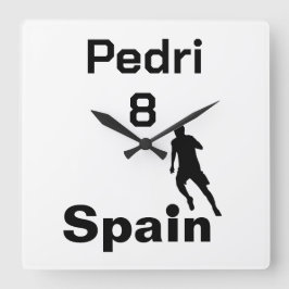 Reloj Cuadrado Fútbol en España, personalizable