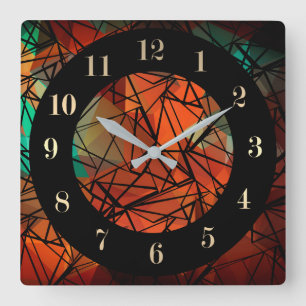 Reloj Cuadrado FuzzyFoxAr