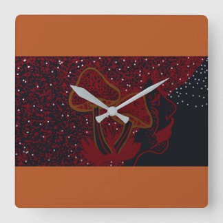 Reloj Cuadrado Galispheere, Mujer Hongo de las Estrellas Lluviosa