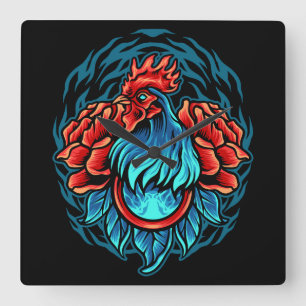 Reloj Cuadrado Gallo 