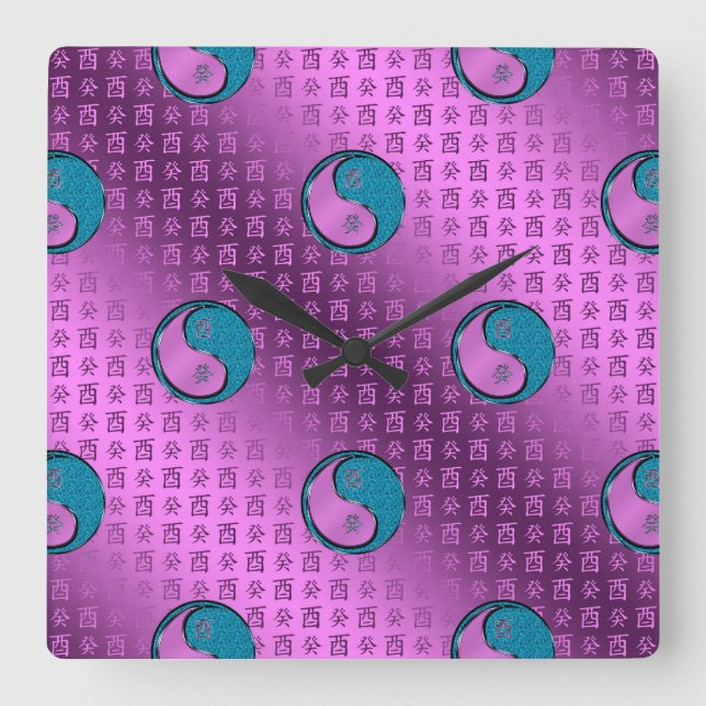 Reloj Cuadrado Gallo de Agua (Anverso)