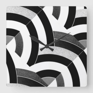 Reloj Cuadrado galones sofisticados modernos elegantes