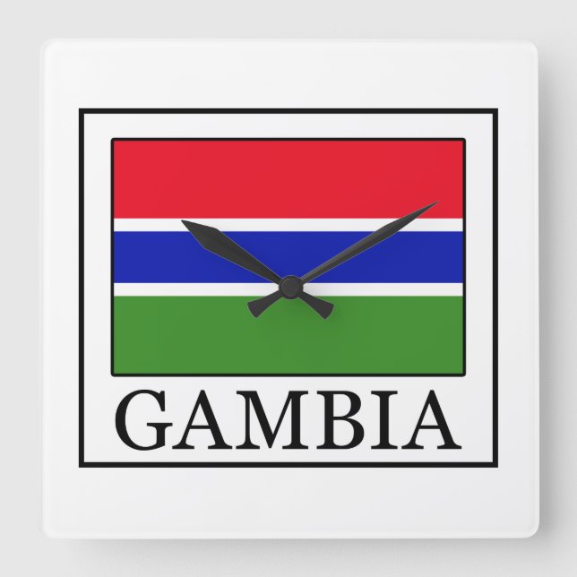 Reloj Cuadrado Gambia (Anverso)