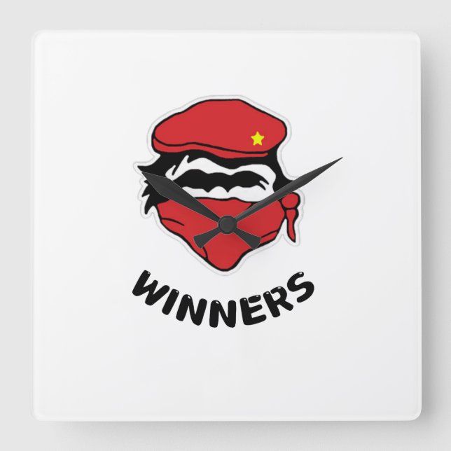 Reloj Cuadrado Ganadores (Anverso)