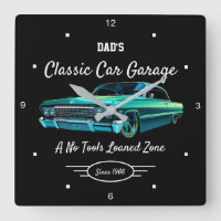 Garaje de Coches Clásicos Coche Verde del Papá Nom