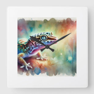 Reloj Cuadrado Gecko in a Natural Symphony 280824AREF112 - Waterc
