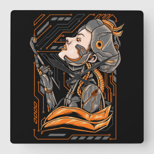 Reloj Cuadrado Geisha 