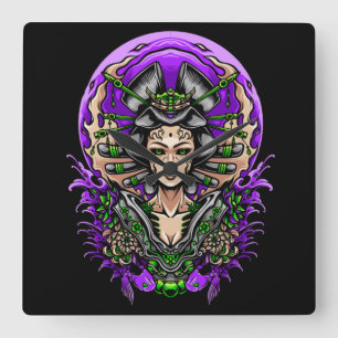 Reloj Cuadrado Geisha