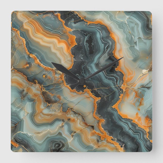 Reloj Cuadrado Geode Wall Clock (Anverso)