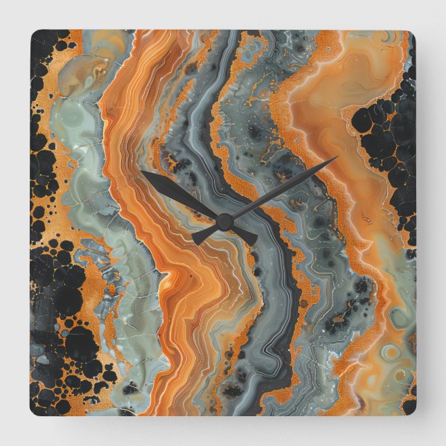 Reloj Cuadrado Geode Wall Clock (Anverso)