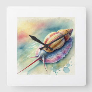 Reloj Cuadrado Geoduck 081024AREF115 - Watercolor