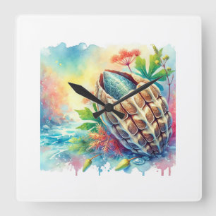 Reloj Cuadrado Geoduck Beauty 080824AREF130 - Watercolor