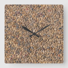 Reloj Cuadrado Geology Pebble Rocks Nature Photo