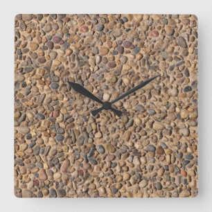 Reloj Cuadrado Geology Pebble Rocks Nature Photo