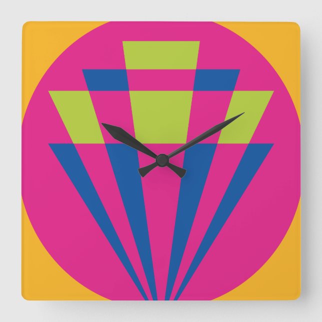 RELOJ CUADRADO GEOMESKY DIAMOND BY MASANSER PIXELAT (Anverso)