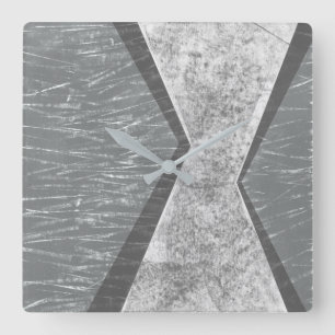 Reloj Cuadrado Geometría orquestrada IV