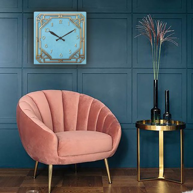 Reloj Cuadrado Geometric perfection in an Art Deco Wall Clock (Subido por el creador)