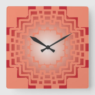 Reloj Cuadrado GEOMETRICS CLOCKs 24 BY MASANSER PIXELAT