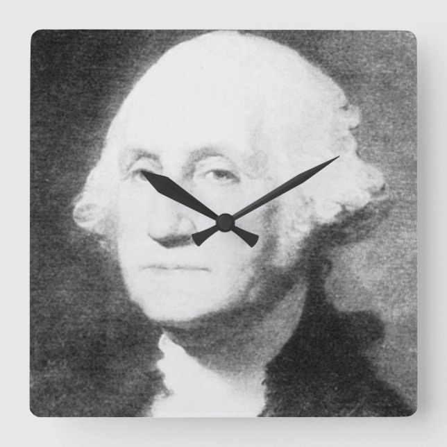 Reloj Cuadrado George Washington (Anverso)