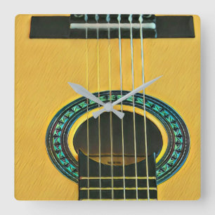 Reloj Cuadrado Gift for guitarist boyfriend