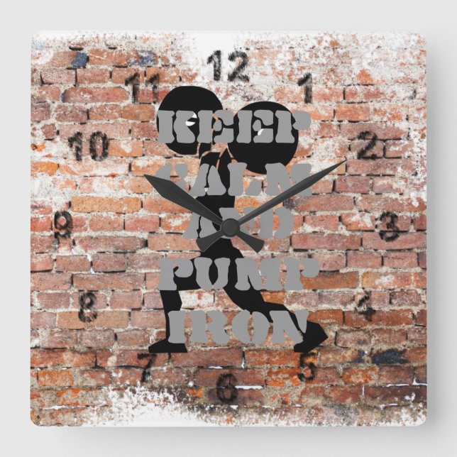 RELOJ CUADRADO GIMNASIO DE GRUNE (Anverso)