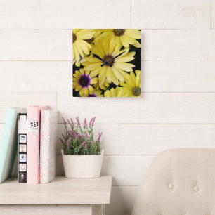 Reloj Cuadrado girasol