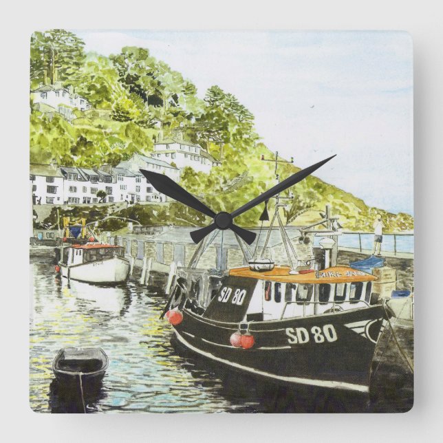 Reloj Cuadrado 'Girl Jane' Clock (Anverso)