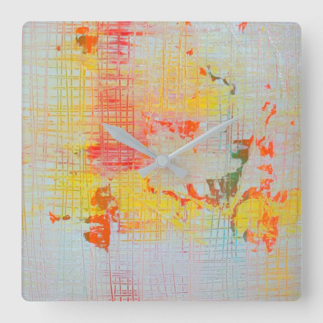 Reloj Cuadrado Globetrotter Wall Clock (Anverso)