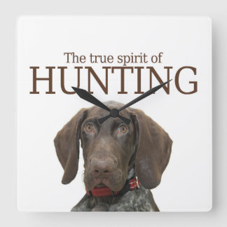 Reloj Cuadrado Glossy Grizzly verdadero espíritu de caza