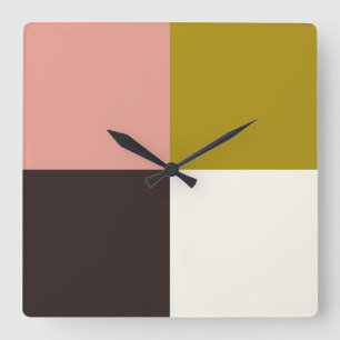 Reloj Cuadrado Gold Pink Chocolate Ivory
