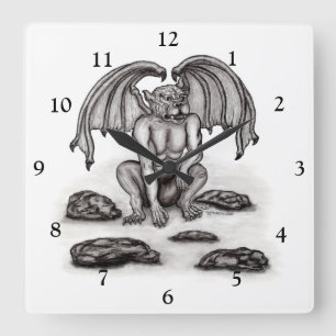 Reloj Cuadrado Golem Gargoyle