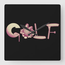 Reloj Cuadrado Golf