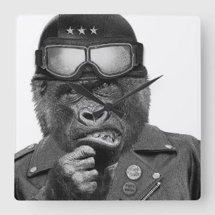 Reloj Cuadrado Gorilla Guy