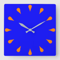 gotas de lluvia naranja