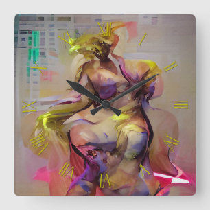 Reloj Cuadrado Gracets Dance Poses