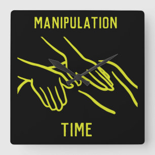 Reloj Cuadrado Graciosos Regalos Osteopath