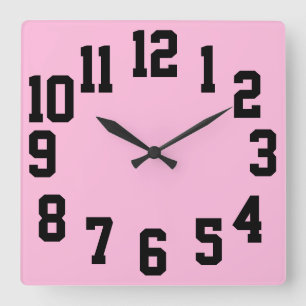 Reloj Cuadrado Gran contraste fácil de leer