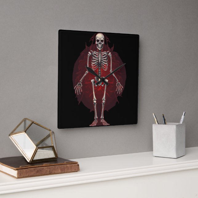 Reloj Cuadrado Graveyard Whispers (Oficina)