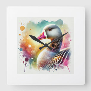 Reloj Cuadrado Greater Whitefronted Goose 180724AREF141 - Waterco