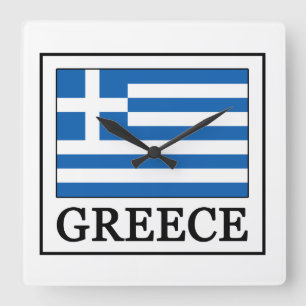 Reloj Cuadrado Grecia